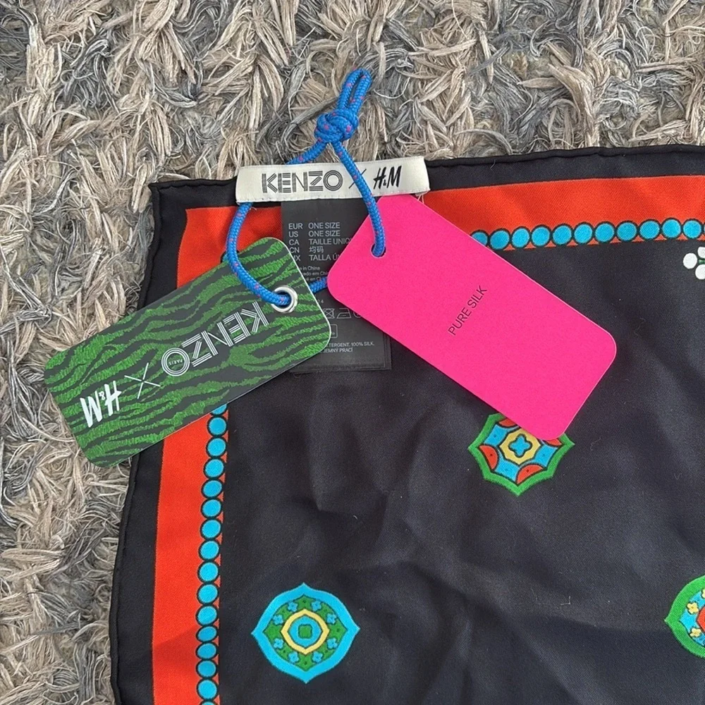 Pure Silk Kenzo X H&M Scarf